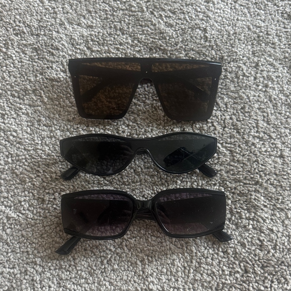Amazon Women's Black Sunglasses Set